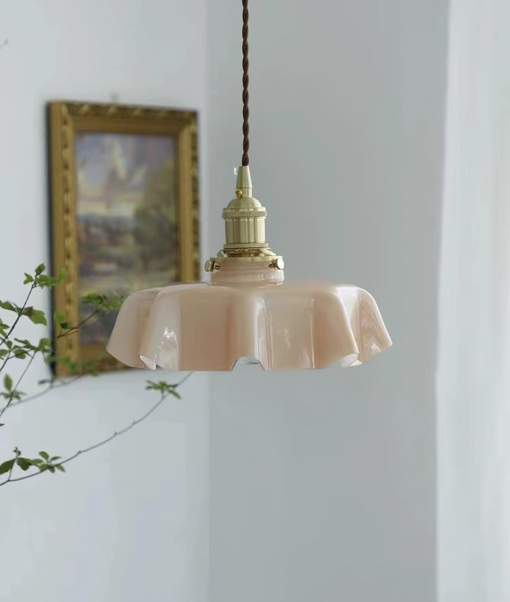 Fransk Blomma Pendellampa