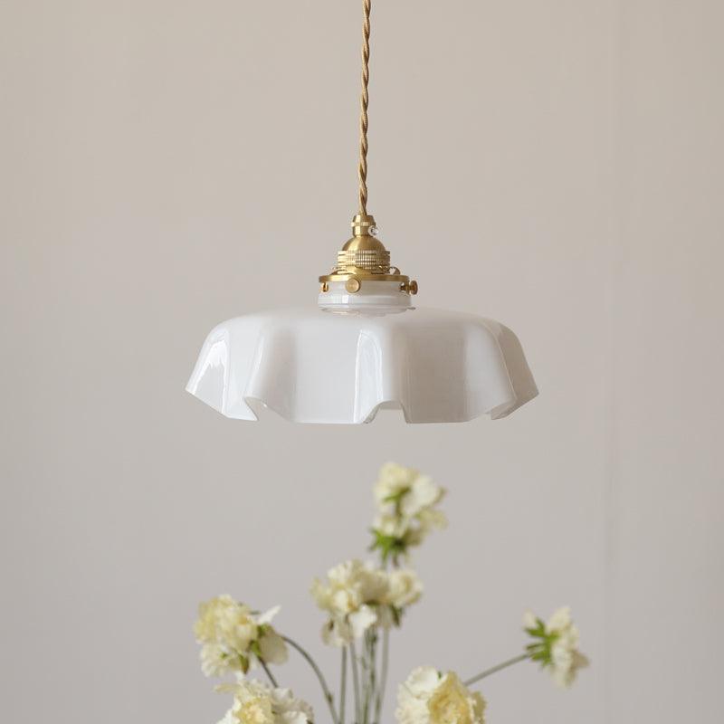Fransk Blomma Pendant Swag Lampa
