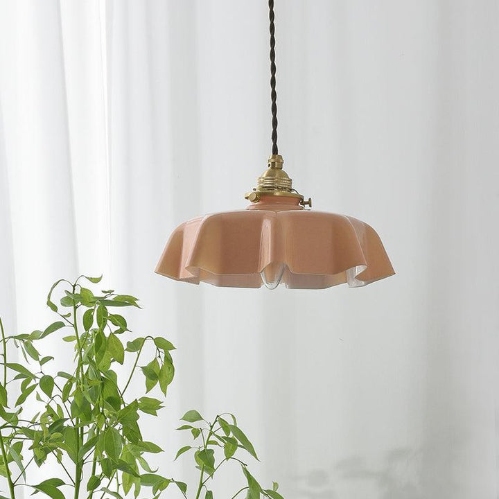 Fransk Blomma Pendellampa