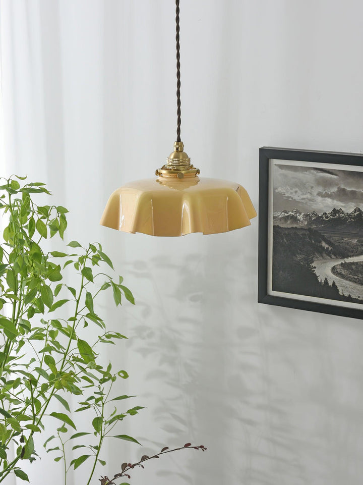 Fransk Blomma Pendellampa