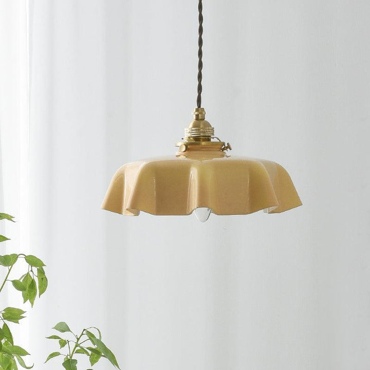 Fransk Blomma Pendellampa