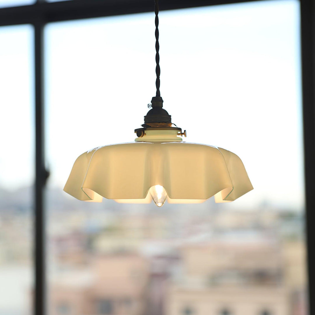 Fransk Blomma Pendant Swag Lampa