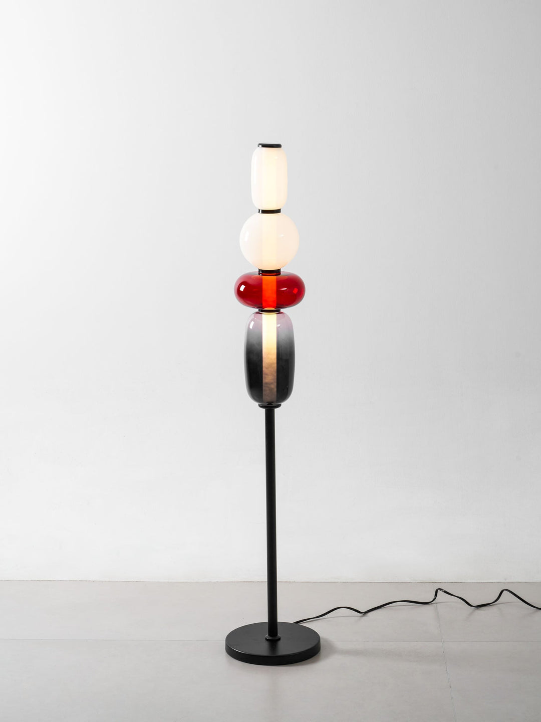 Kanderad Glas Golvlampa