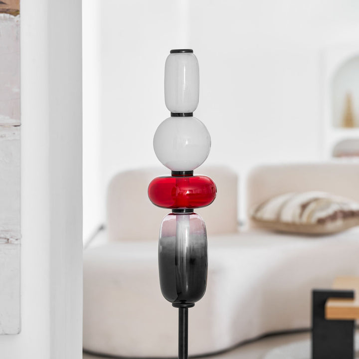 Kanderad Glas Golvlampa