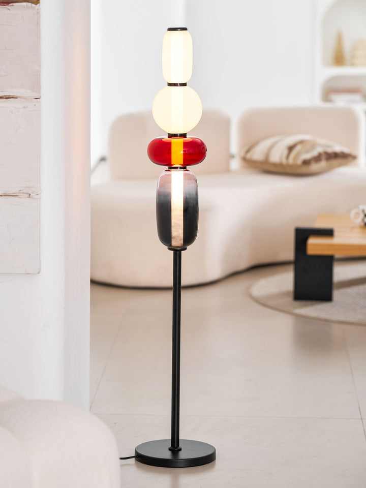 Kanderad Glas Golvlampa