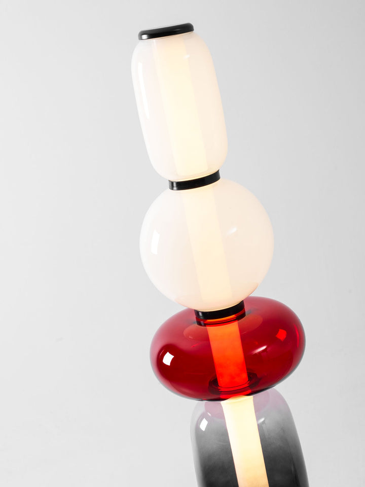Kanderad Glas Golvlampa