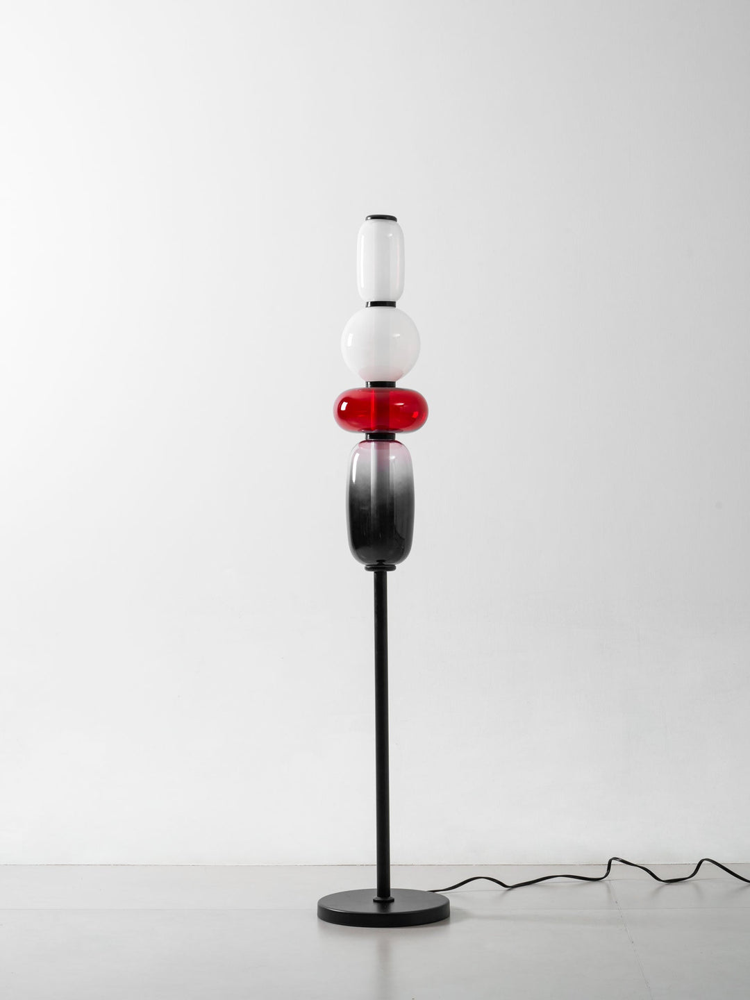 Kanderad Glas Golvlampa