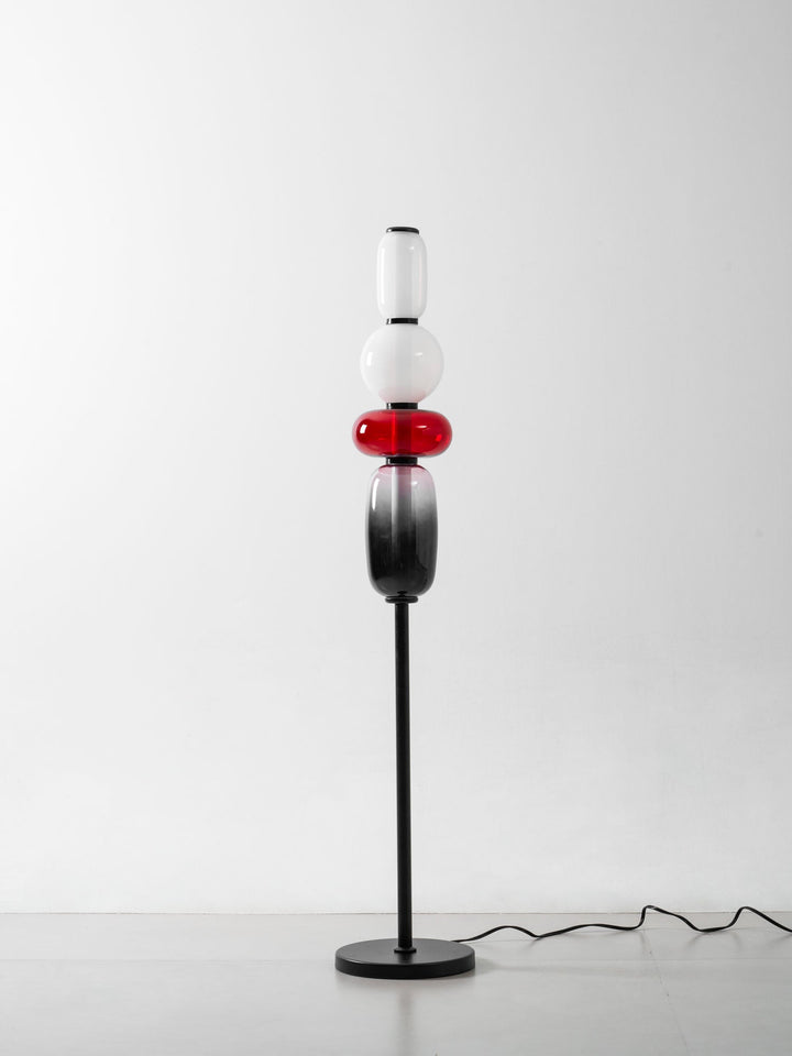 Kanderad Glas Golvlampa
