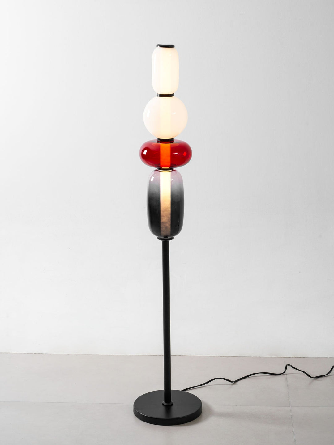 Kanderad Glas Golvlampa