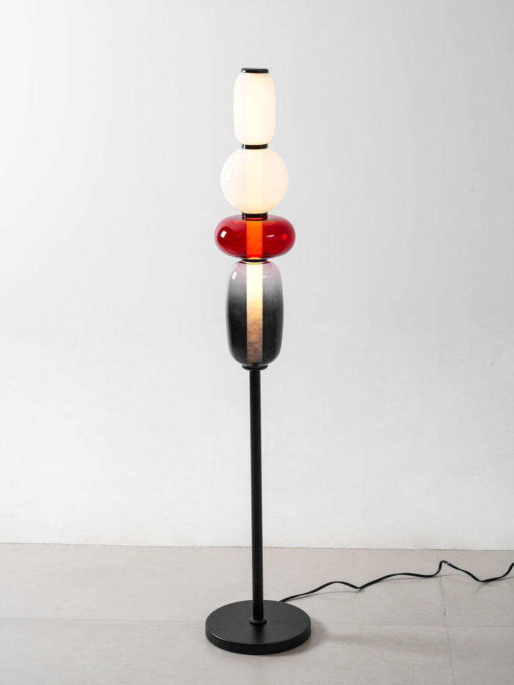 Kanderad Glas Golvlampa