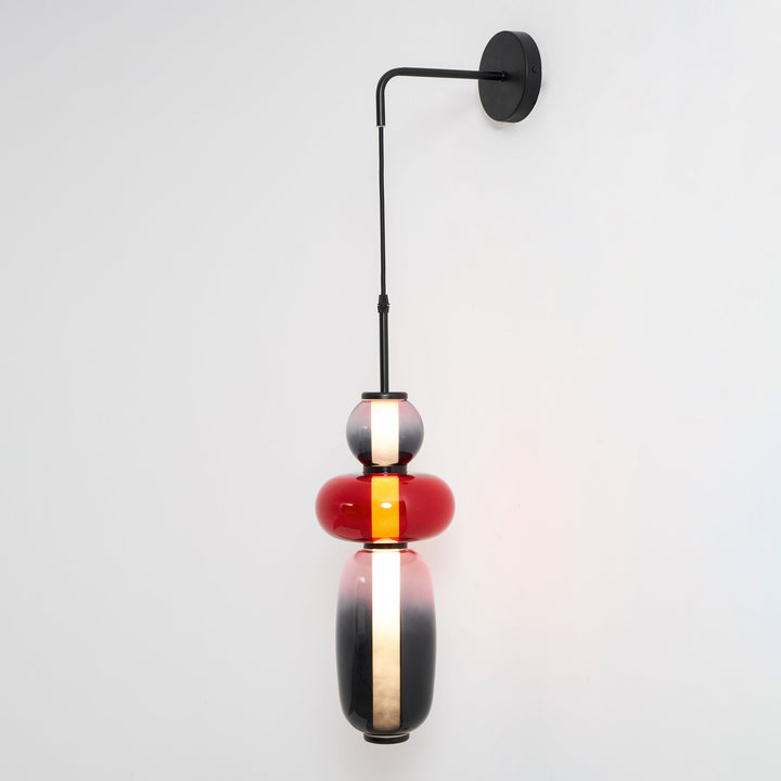 Kanderad Glas Vägglampa