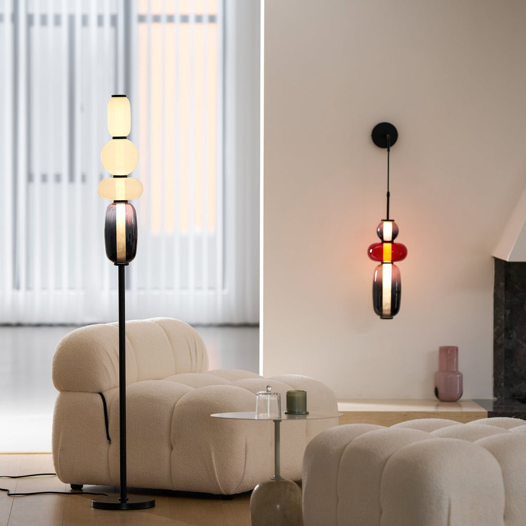 Kanderad Glas Vägglampa