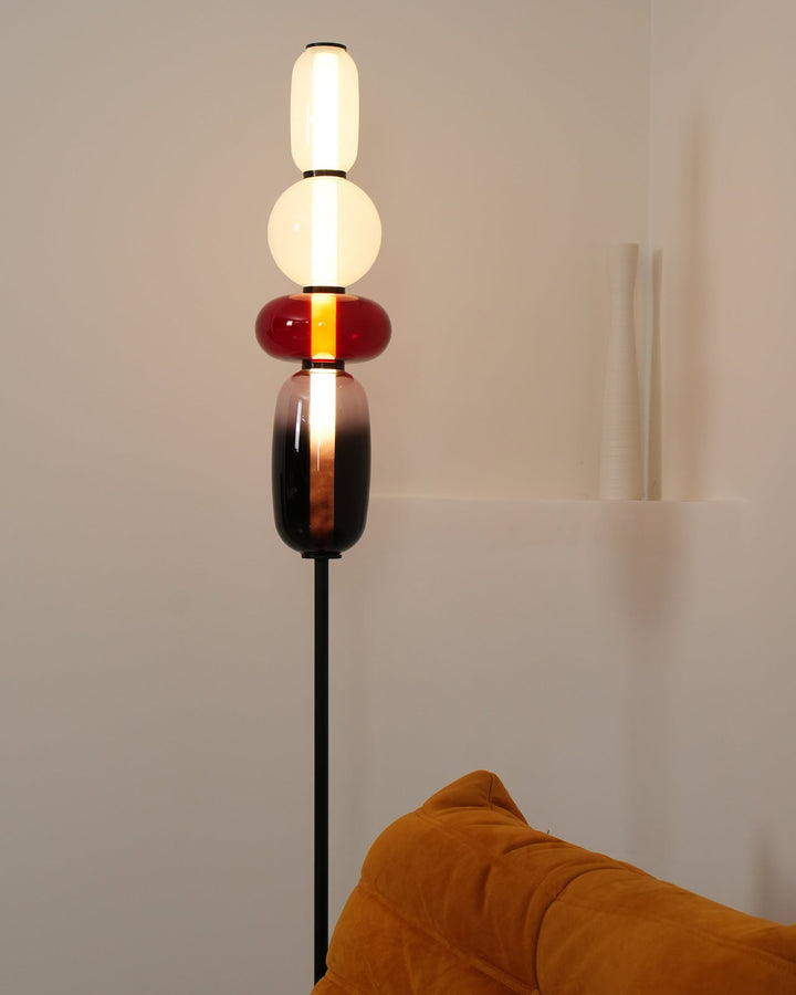 Kanderad Glas Golvlampa
