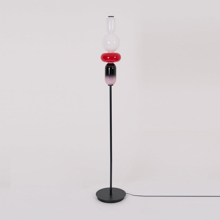 Kanderad Glas Golvlampa