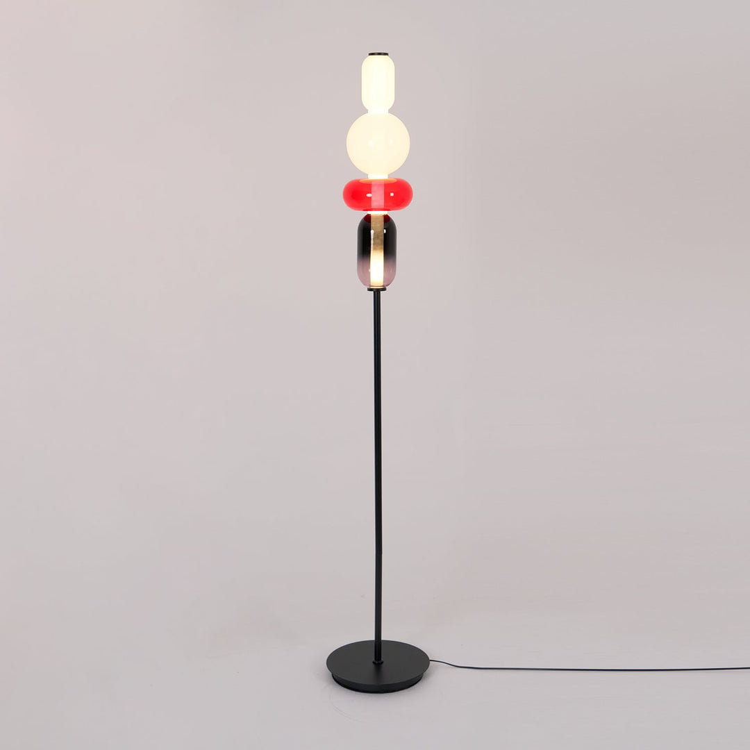 Kanderad Glas Golvlampa