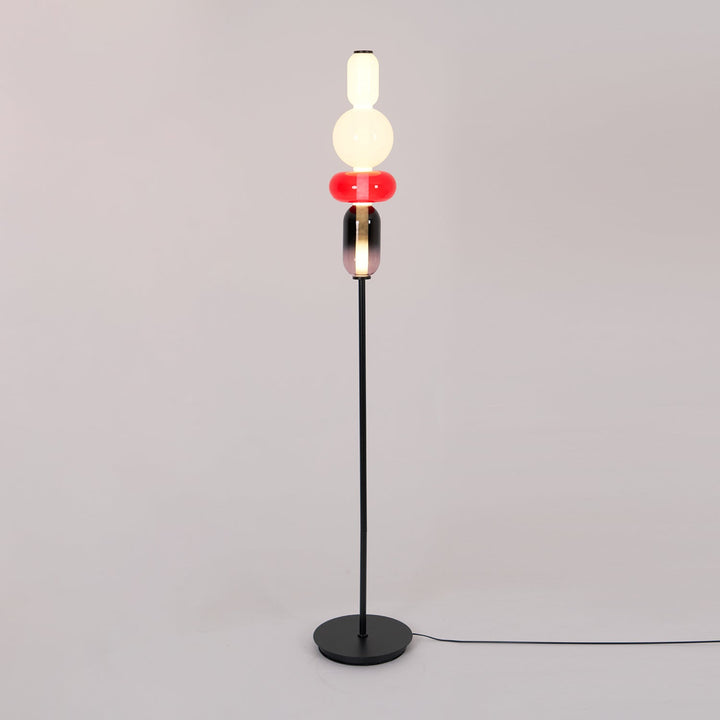 Kanderad Glas Golvlampa