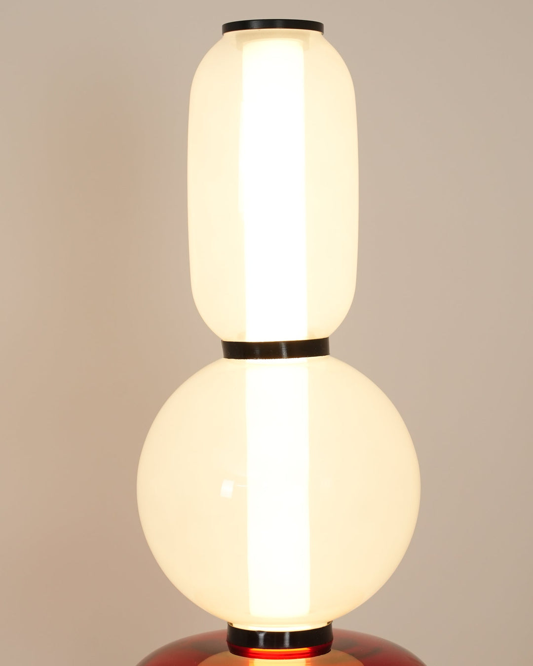 Kanderad Glas Golvlampa