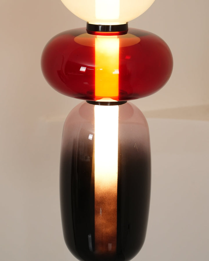 Kanderad Glas Golvlampa