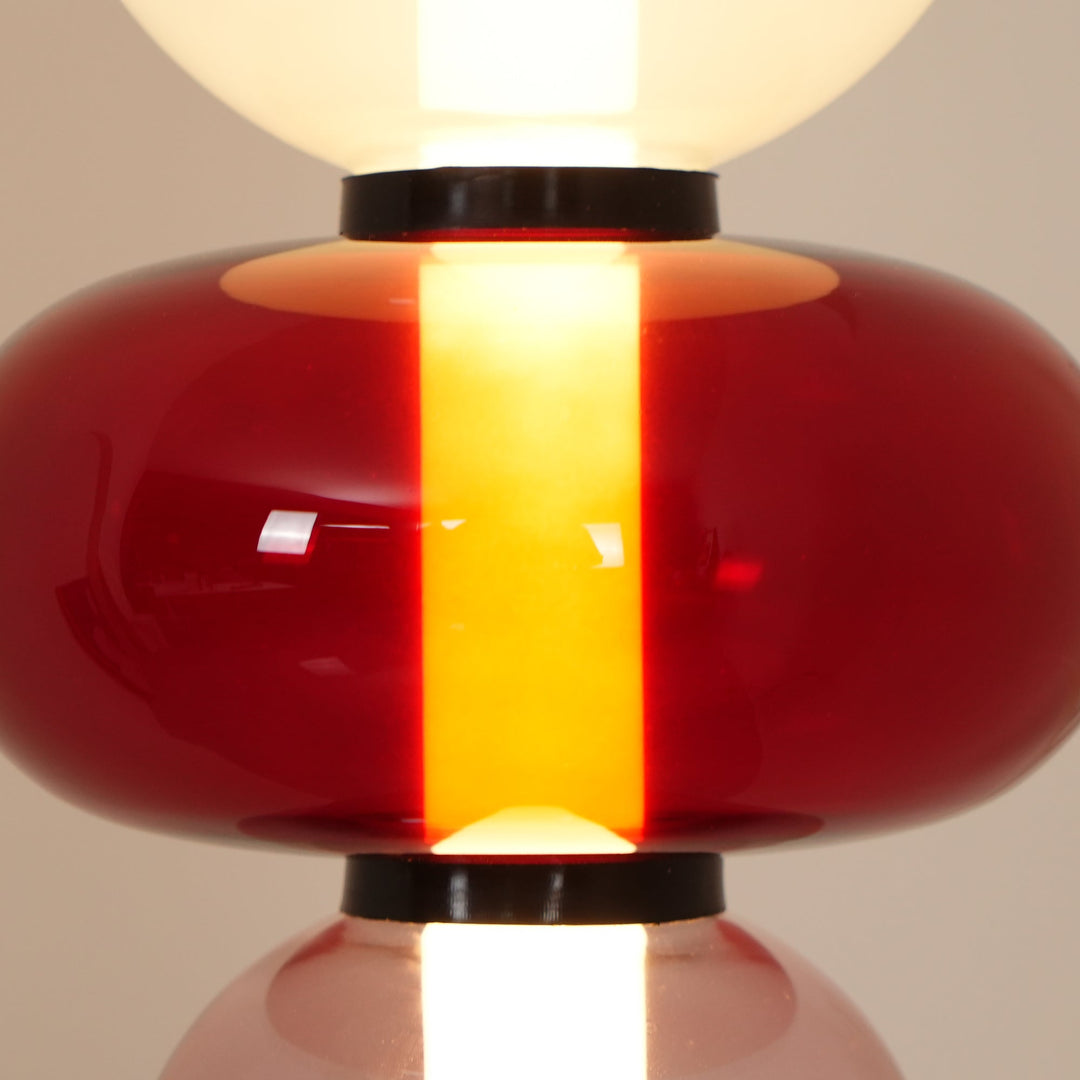 Kanderad Glas Golvlampa