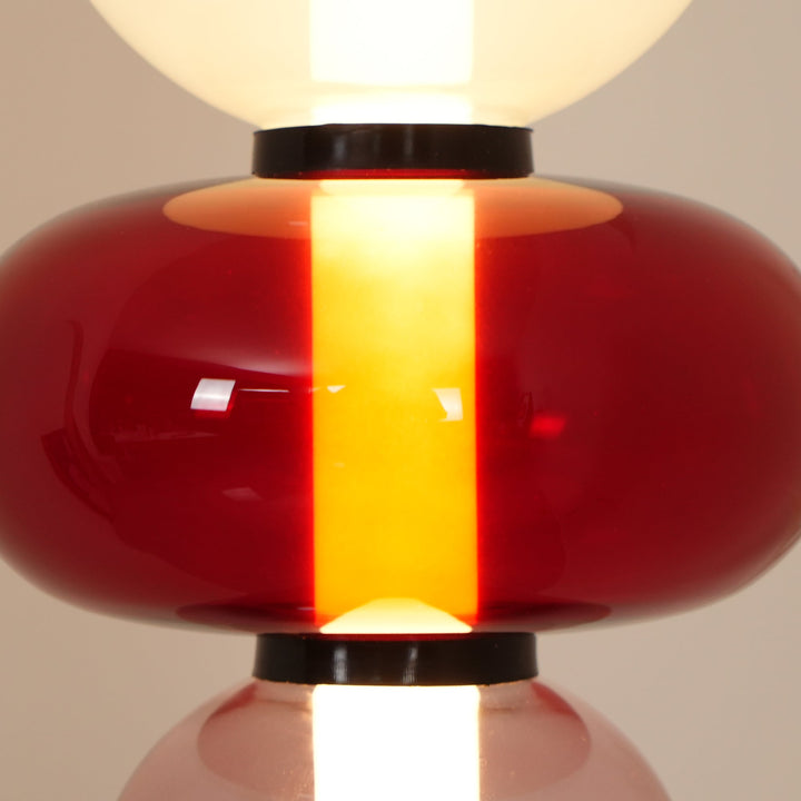 Kanderad Glas Golvlampa
