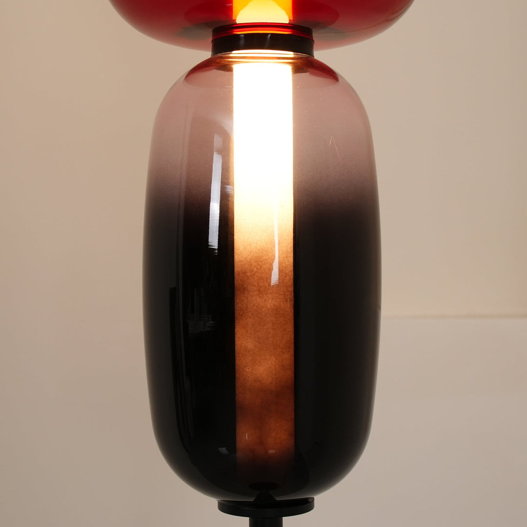 Kanderad Glas Golvlampa