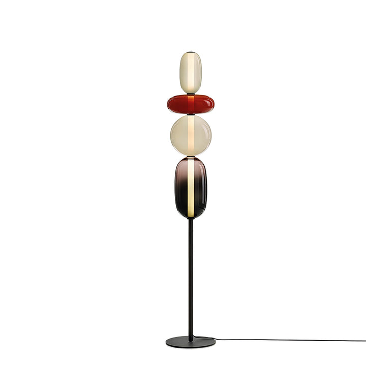 Kanderad Glas Golvlampa