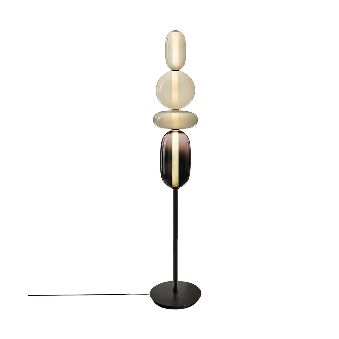 Kanderad Glas Golvlampa
