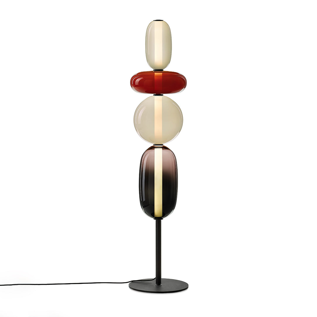 Kanderad Glas Golvlampa