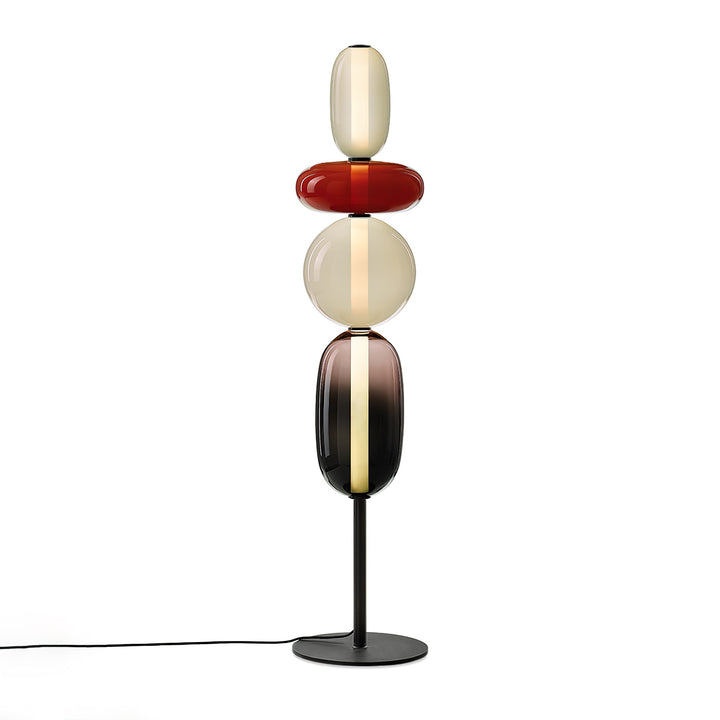 Kanderad Glas Golvlampa