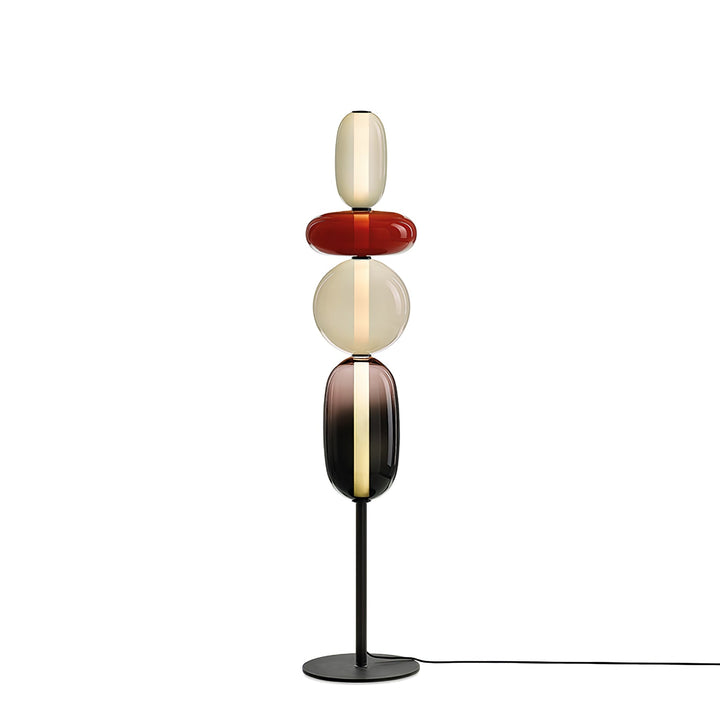 Kanderad Glas Golvlampa