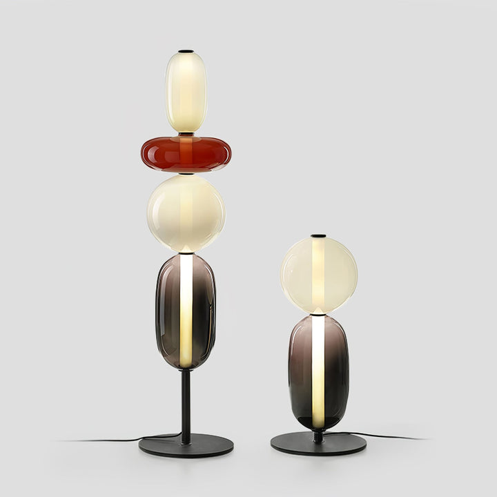 Kanderad Glas Golvlampa