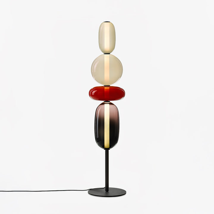 Kanderad Glas Golvlampa