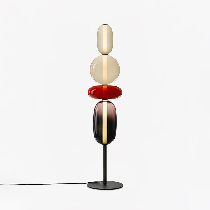 Kanderad Glas Golvlampa