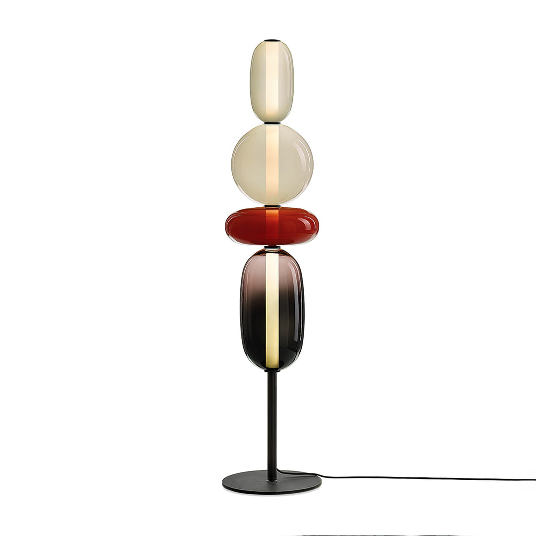 Kanderad Glas Golvlampa