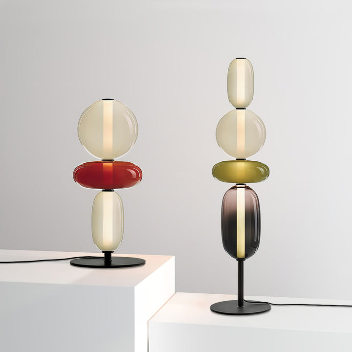 Kanderad Glas Golvlampa