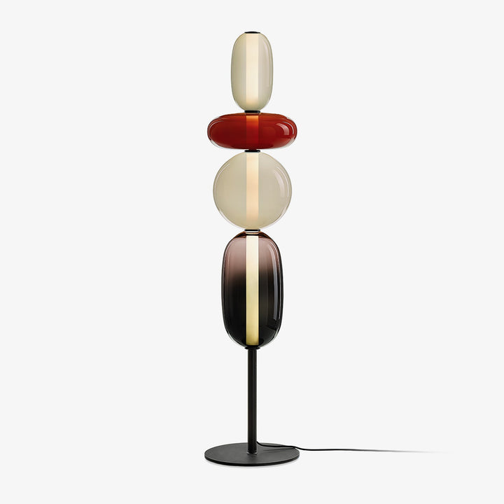 Kanderad Glas Golvlampa
