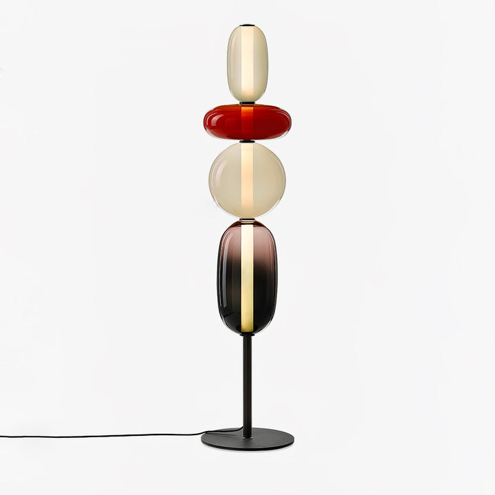 Kanderad Glas Golvlampa