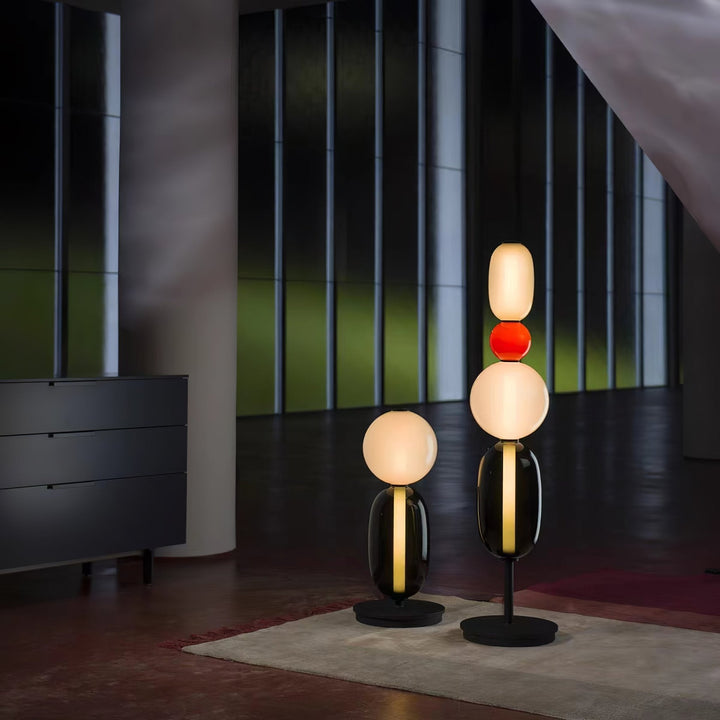 Kanderad Glas Bordslampa