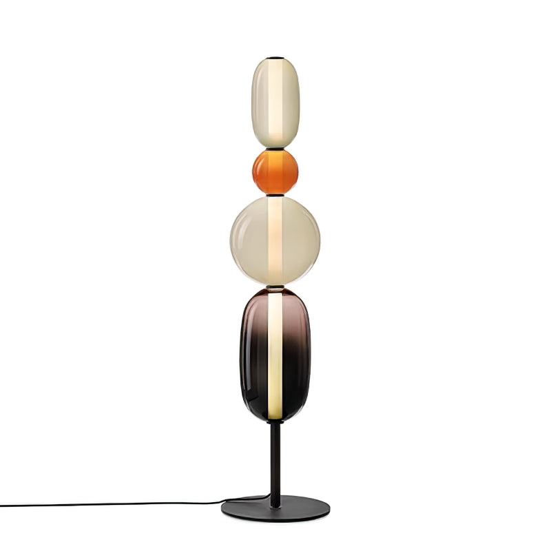 Kanderad Glas Golvlampa