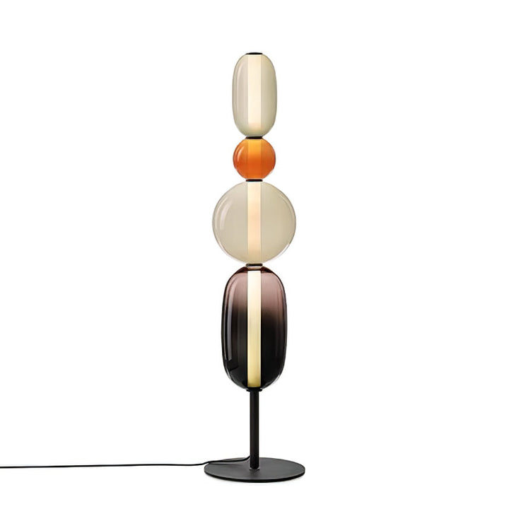 Kanderad Glas Golvlampa