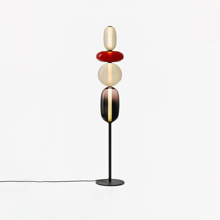 Kanderad Glas Golvlampa
