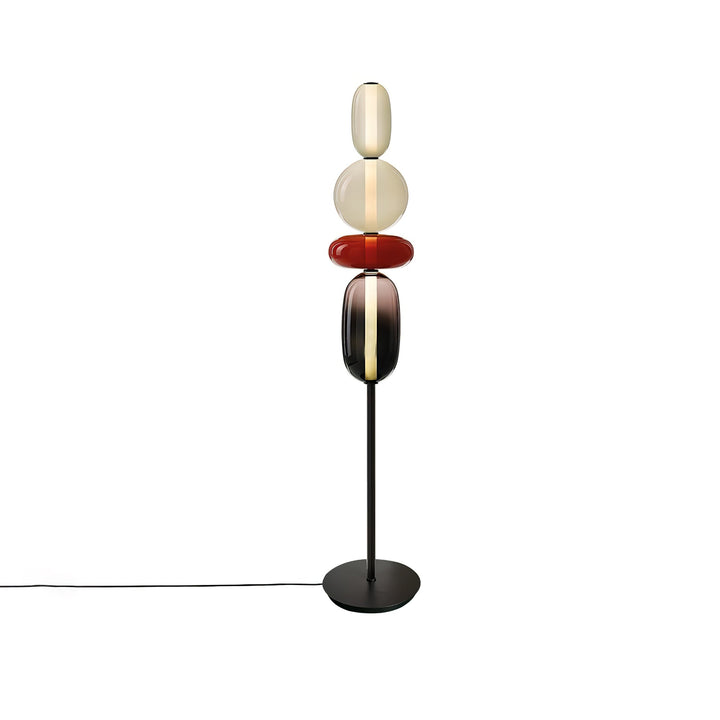Kanderad Glas Golvlampa