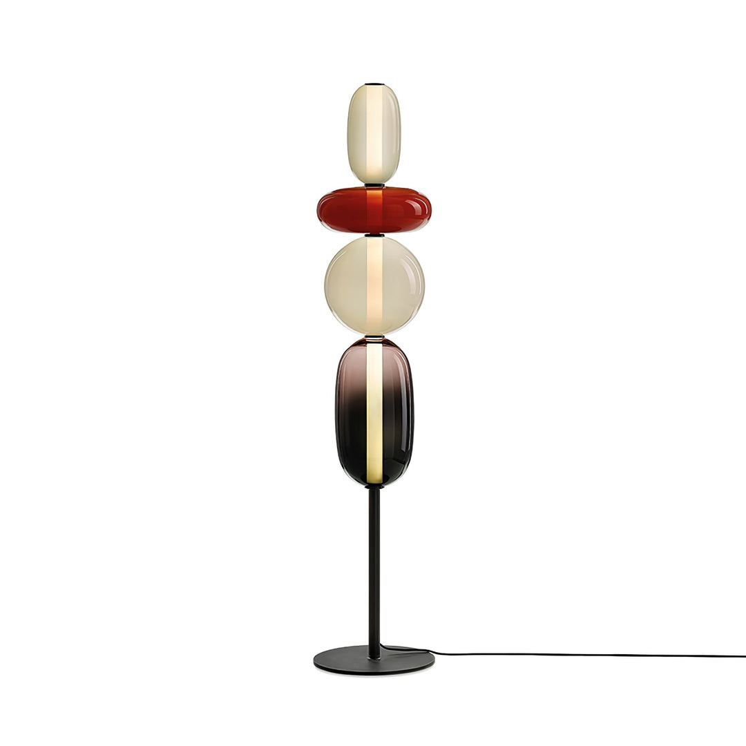 Kanderad Glas Golvlampa