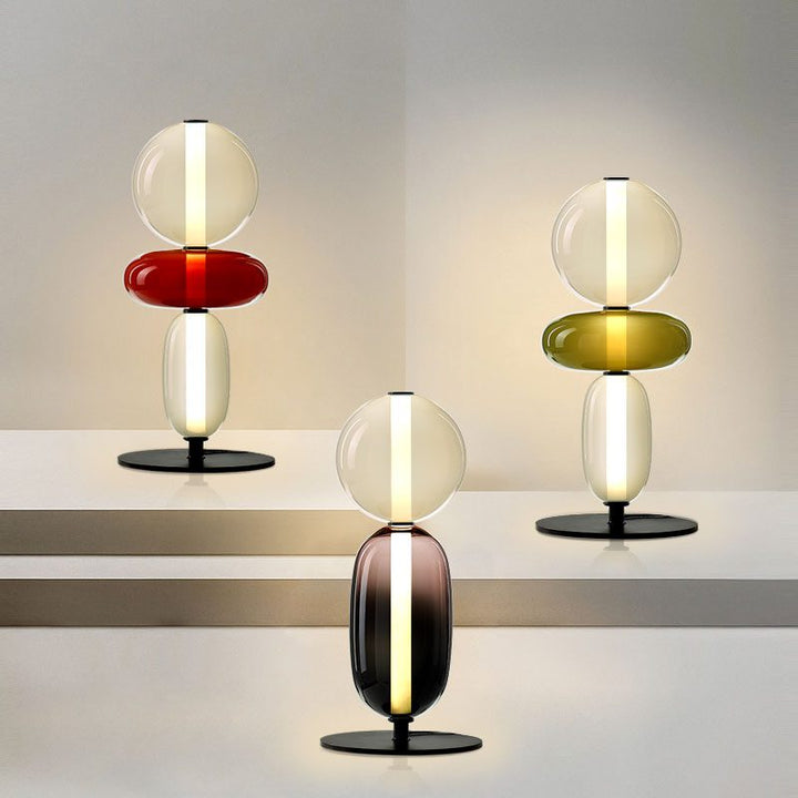 Kanderad Glas Bordslampa