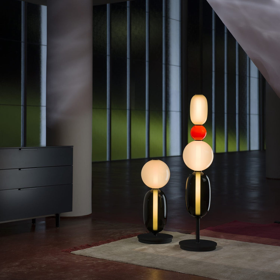 Kanderad Glas Bordslampa