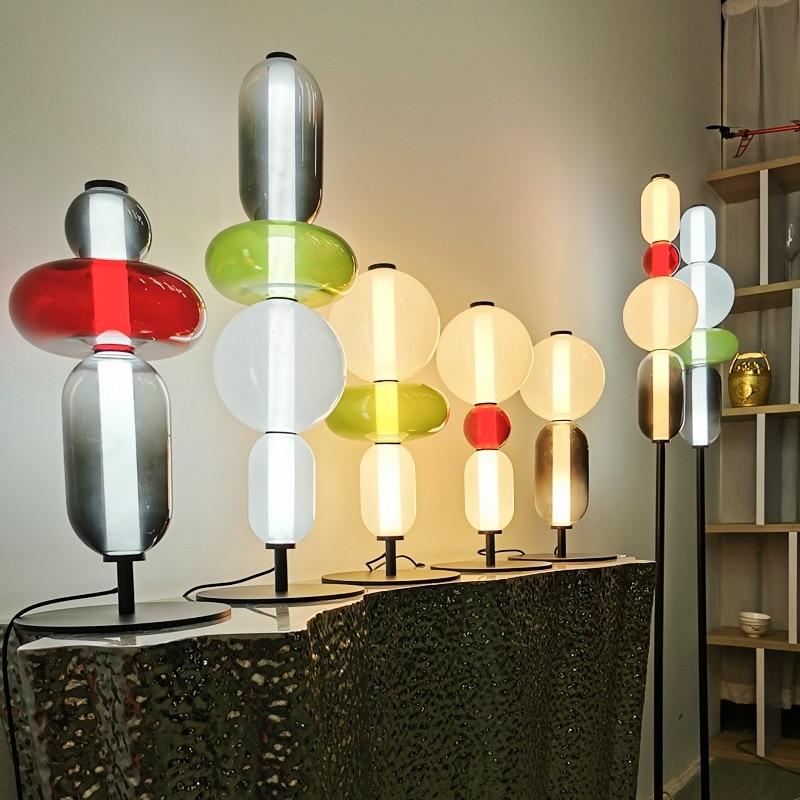 Kanderad Glas Bordslampa