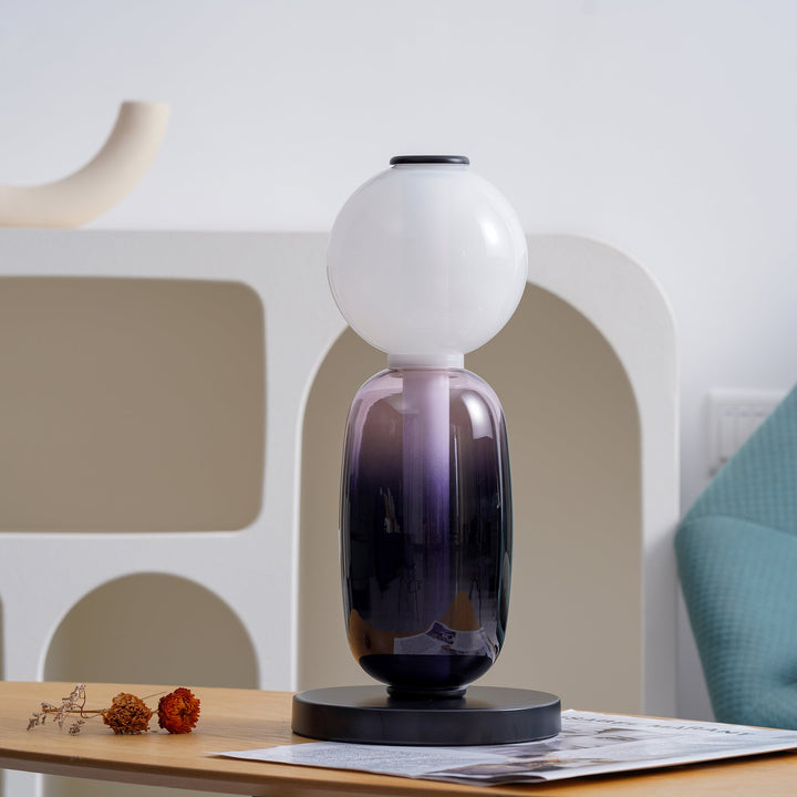 Kanderad Glas Bordslampa
