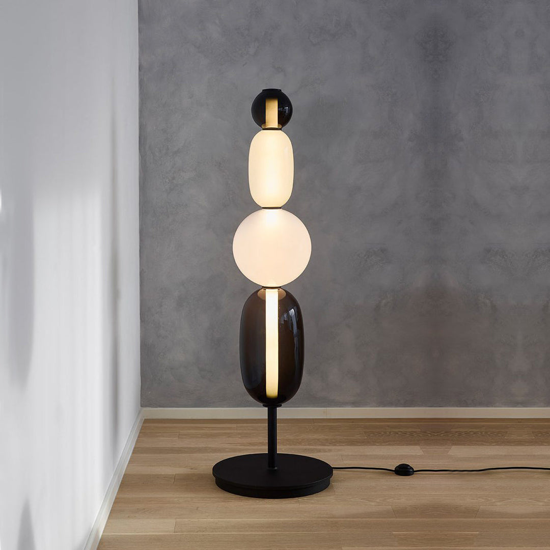 Kanderad Glas Bordslampa