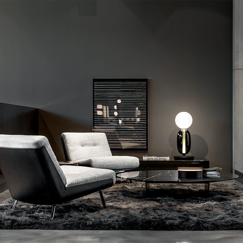 Kanderad Glas Bordslampa
