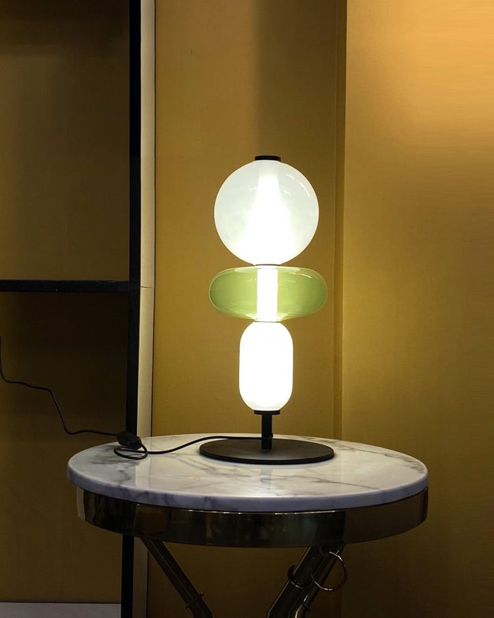 Kanderad Glas Bordslampa